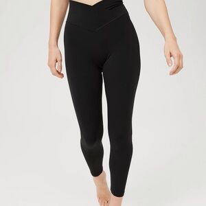 aerie Black High-Waist V-Crossover Leggings